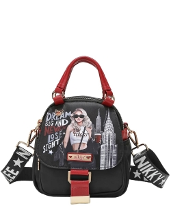 Nikky By Nicole lee Convertible Handbag/Backpack NK12712N DREAMER